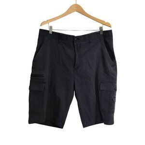 WEAR FIRST MENS NAVY CARGO WF FREE-BAND SHORTS SIZE 40